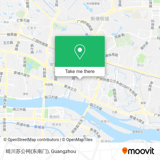 晴川苏公祠(东南门) map