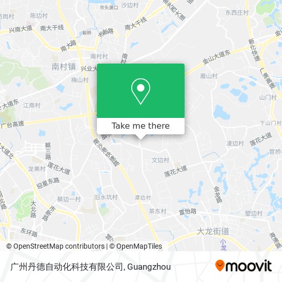 广州丹德自动化科技有限公司 map