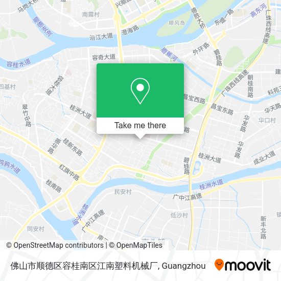 佛山市顺德区容桂南区江南塑料机械厂 map