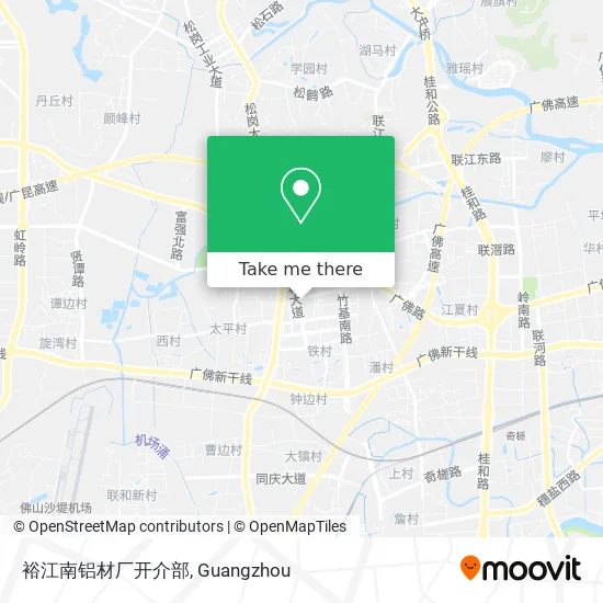 裕江南铝材厂开介部 map