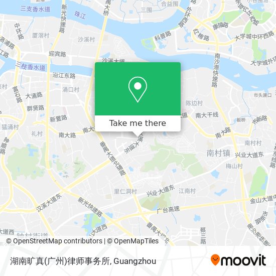 湖南旷真(广州)律师事务所 map