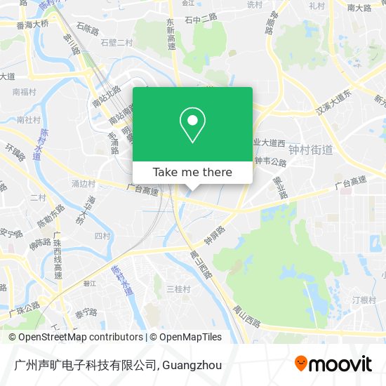广州声旷电子科技有限公司 map