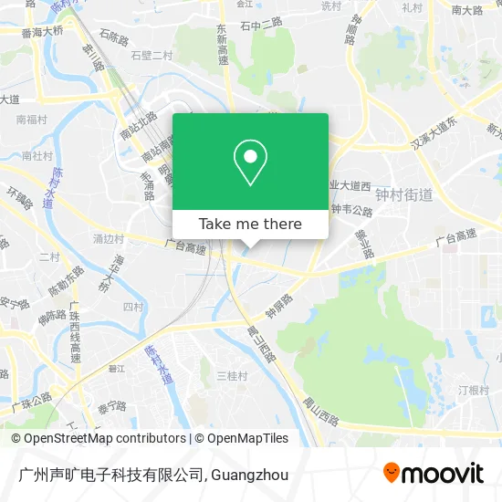 广州声旷电子科技有限公司 map