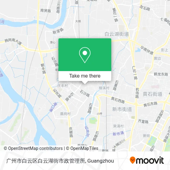 广州市白云区白云湖街市政管理所 map