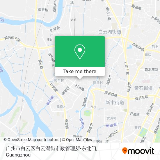 广州市白云区白云湖街市政管理所-东北门 map