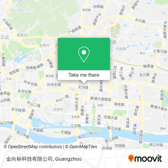 金向标科技有限公司 map