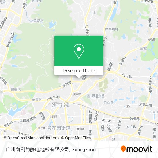 广州向利防静电地板有限公司 map