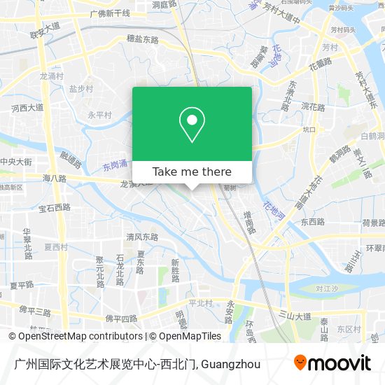 广州国际文化艺术展览中心-西北门 map