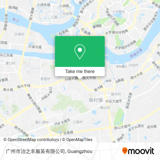 广州市治之丰服装有限公司 map