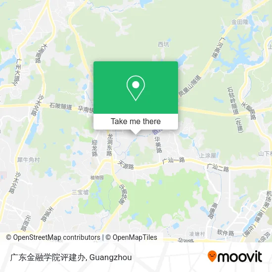 广东金融学院评建办 map
