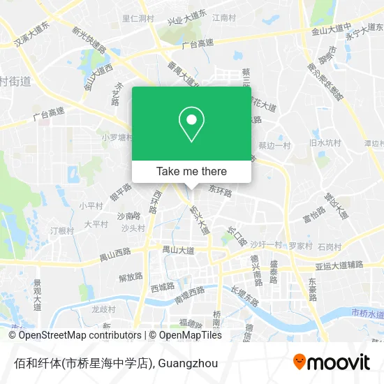 佰和纤体(市桥星海中学店) map