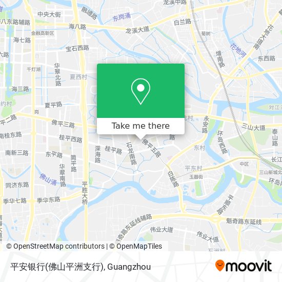 平安银行(佛山平洲支行) map