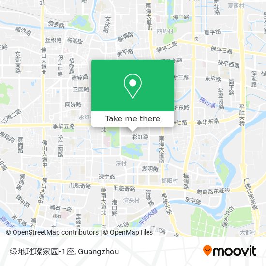 绿地璀璨家园-1座 map