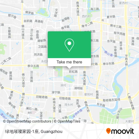 绿地璀璨家园-1座 map