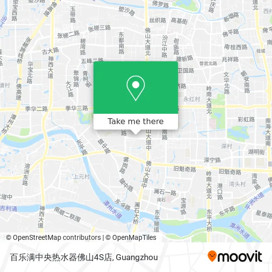 百乐满中央热水器佛山4S店 map