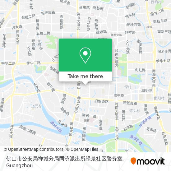 佛山市公安局禅城分局同济派出所绿景社区警务室 map