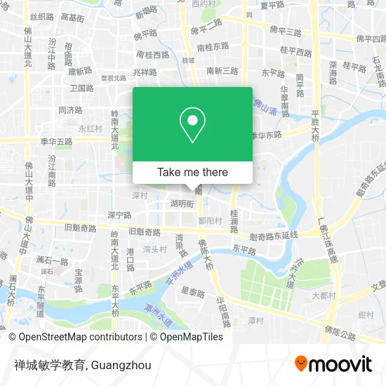 禅城敏学教育 map