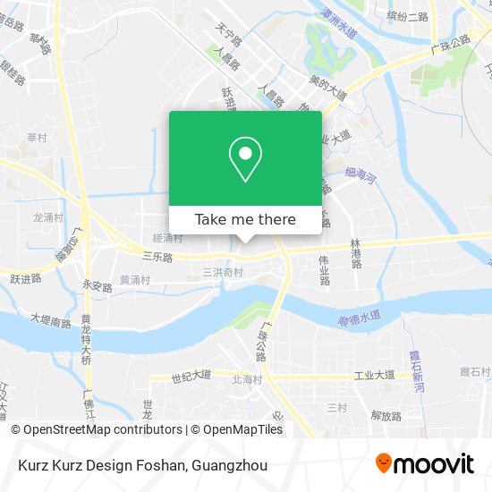 Kurz Kurz Design Foshan map