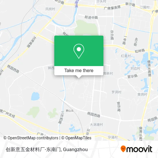 创新意五金材料厂-东南门 map