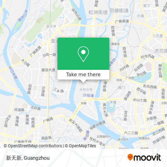 新天新 map
