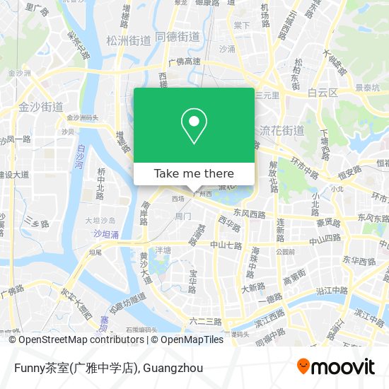 Funny茶室(广雅中学店) map