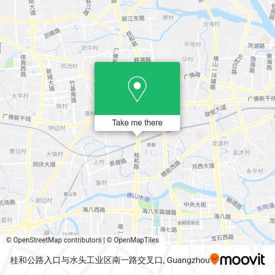 桂和公路入口与水头工业区南一路交叉口 map
