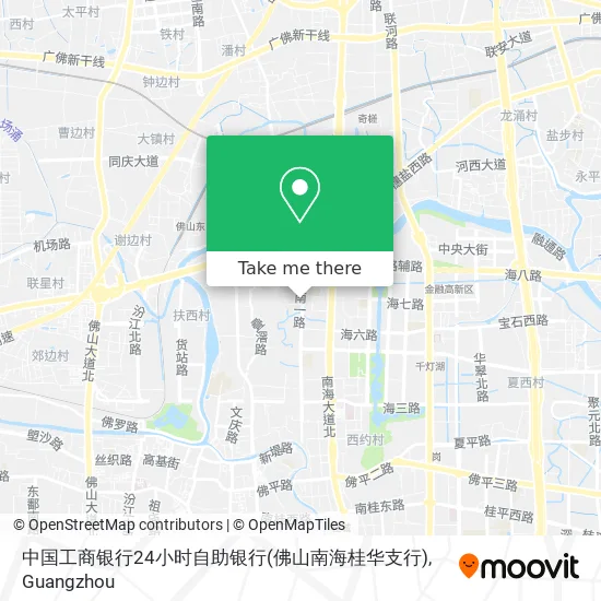 中国工商银行24小时自助银行(佛山南海桂华支行) map