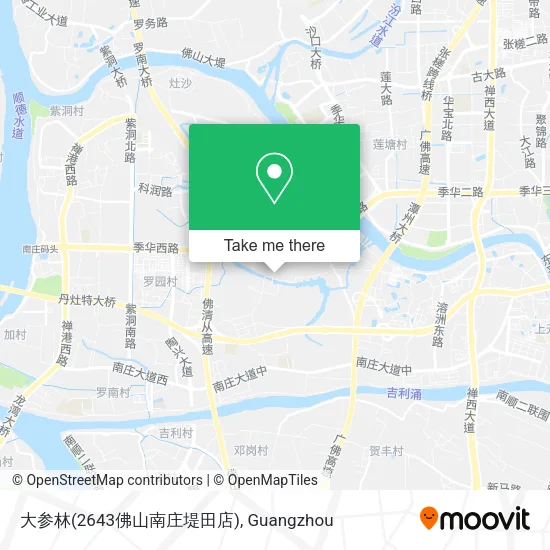 大参林(2643佛山南庄堤田店) map