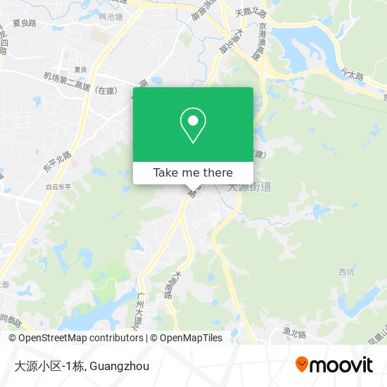 大源小区-1栋 map