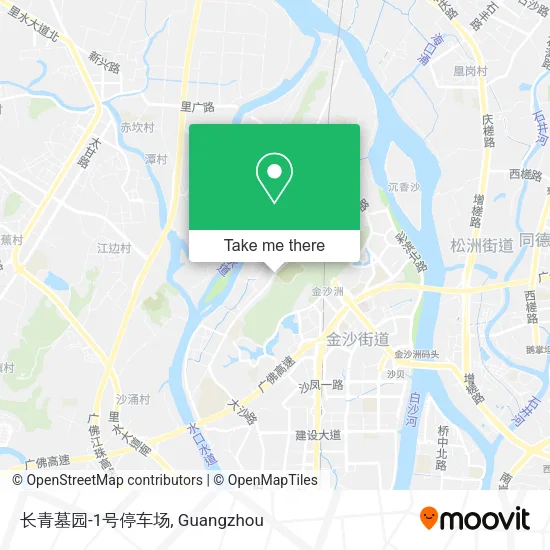 长青墓园-1号停车场 map