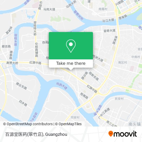 百源堂医药(翠竹店) map