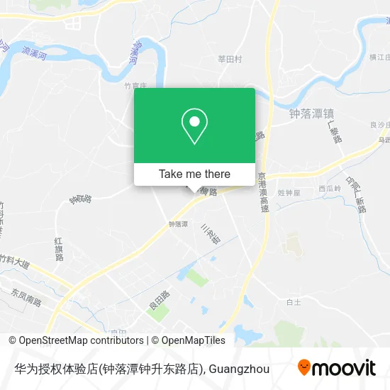 华为授权体验店(钟落潭钟升东路店) map