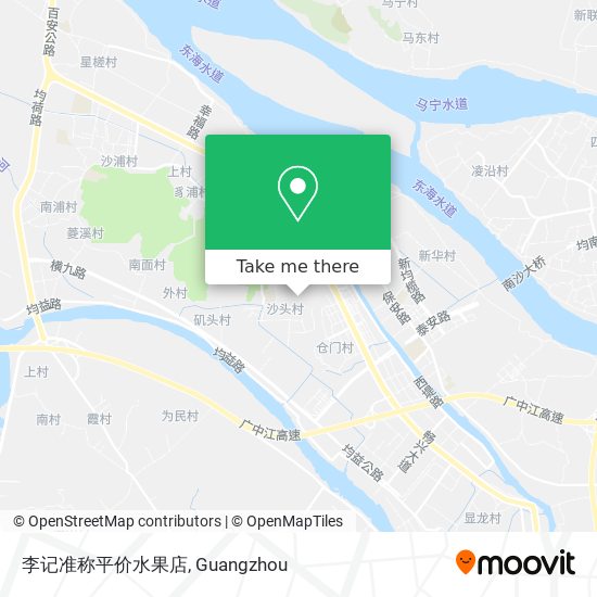 李记准称平价水果店 map