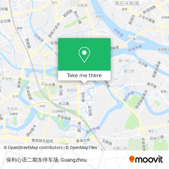 保利心语二期东停车场 map