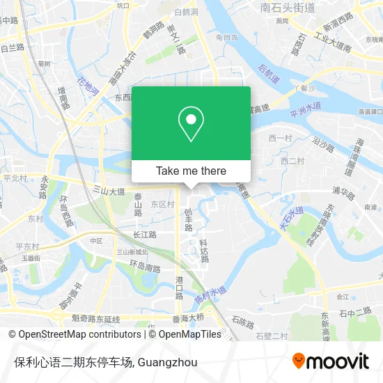 保利心语二期东停车场 map