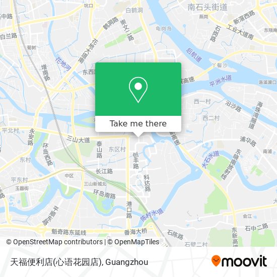 天福便利店(心语花园店) map