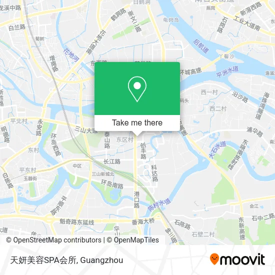 天妍美容SPA会所 map