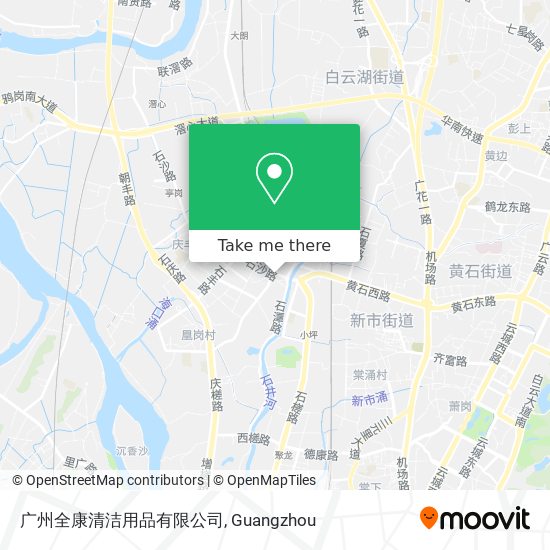 广州全康清洁用品有限公司 map