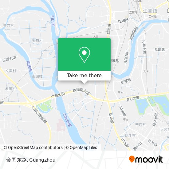 金围东路 map