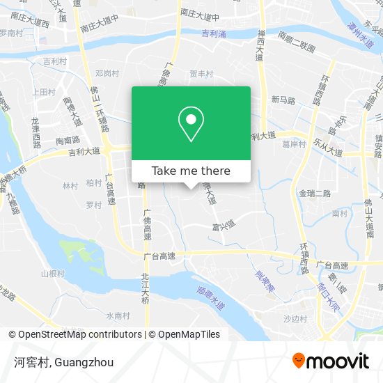 河窖村 map