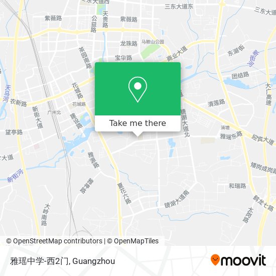 雅瑶中学-西2门 map