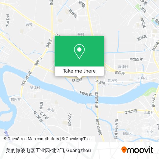 美的微波电器工业园-北2门 map