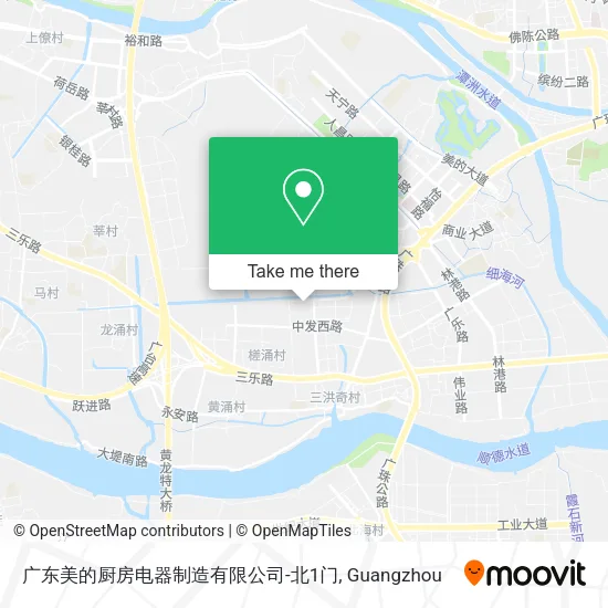 广东美的厨房电器制造有限公司-北1门 map