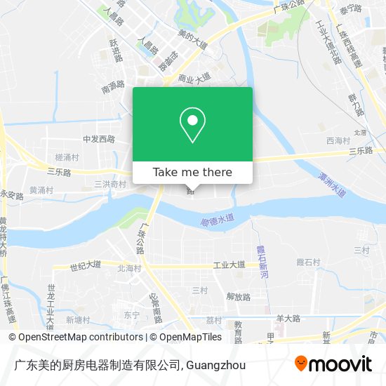 广东美的厨房电器制造有限公司 map