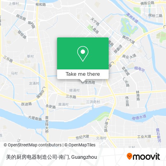 美的厨房电器制造公司-南门 map