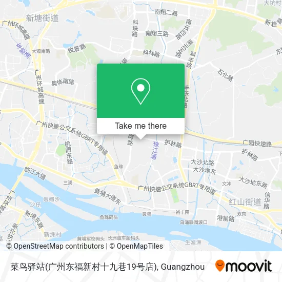 菜鸟驿站(广州东福新村十九巷19号店) map