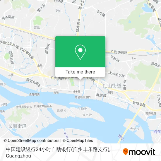 中国建设银行24小时自助银行(广州丰乐路支行) map