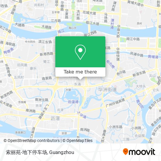 索丽苑-地下停车场 map