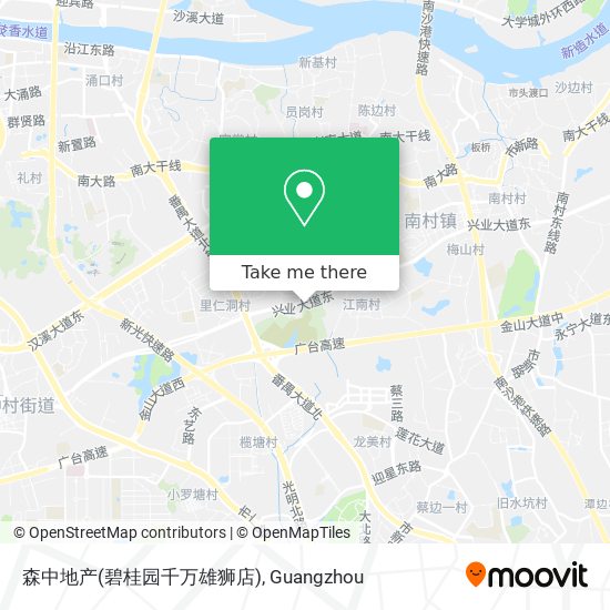 森中地产(碧桂园千万雄狮店) map