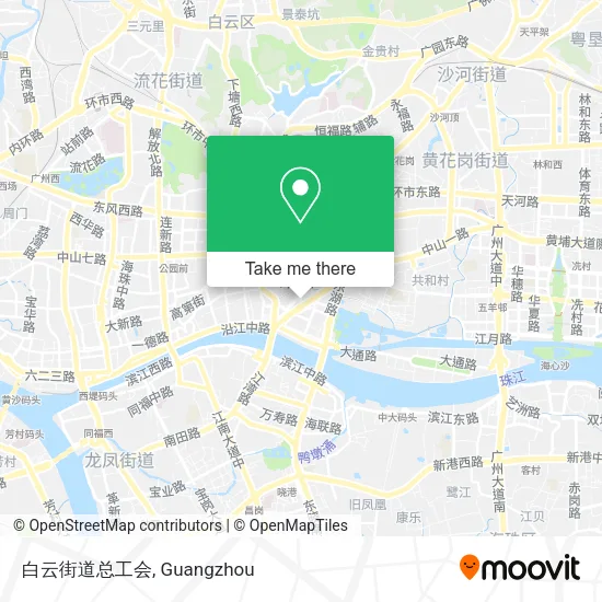 白云街道总工会 map